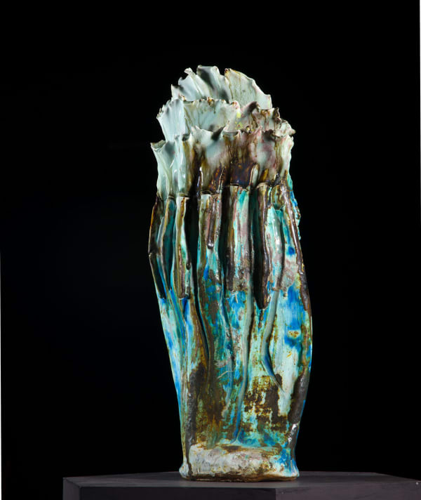 Lotte Glob Large Vase iii, 2020 ceramic 58cm high x 28cm x 15cm