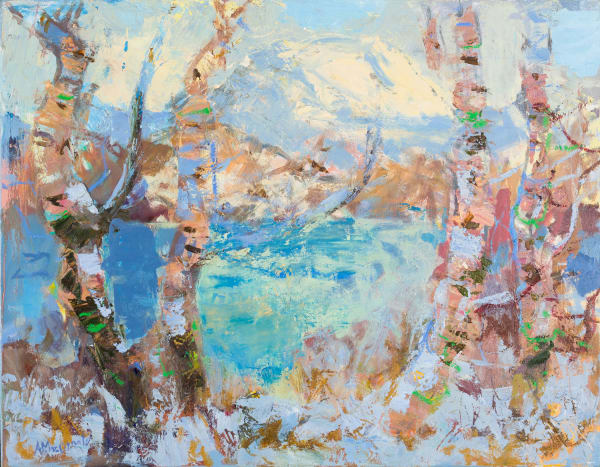 Allan MacDonald Heavenly Vista, Cul Mor, 2023 oil on canvas 70cm x 91cm (80.5cm x 101cm framed)