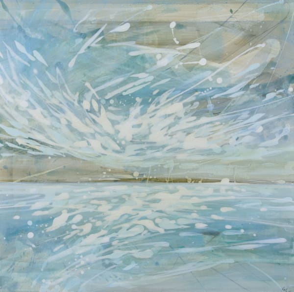 Lizzie Rose Aria ii, 2022 acrylic and pencil 39cm x 39cm (56cm x 56cm framed)