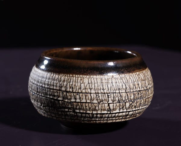Allison Weightman Tea Bowl (Tenmoko glaze) iv, 2025 ceramic 6cm (h) x 9cm diameter