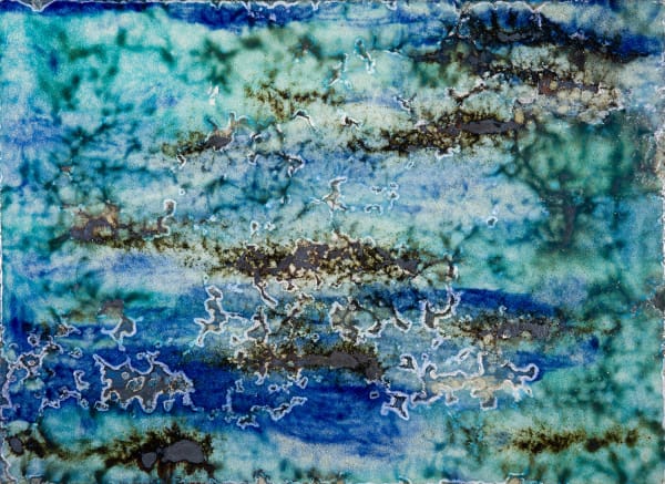 Lotte Glob Low Tide ceramic painting 47cm x 64cm
