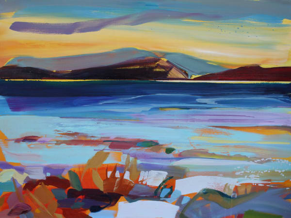 Shona Barr Loch Lomond Light oil on canvas 91.4 x 121.9 cm 36 x 48 in