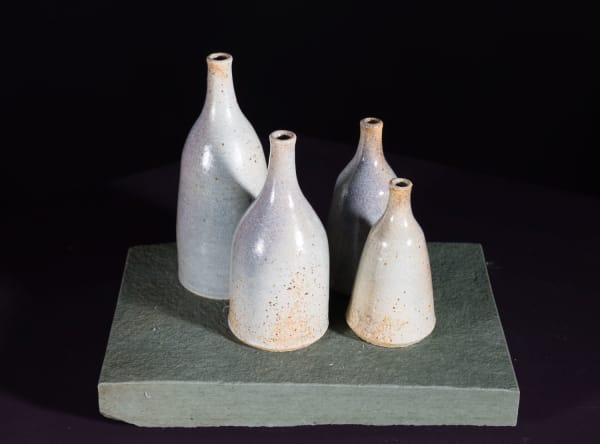 Allison Weightman Growing Family, 2024 ceramic 19cm (h) 16cm x 22cm base