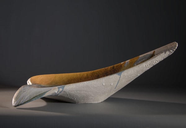 Illona Morrice Broken Shell, 2019 ceramic 29cm x 62cm x 60cm