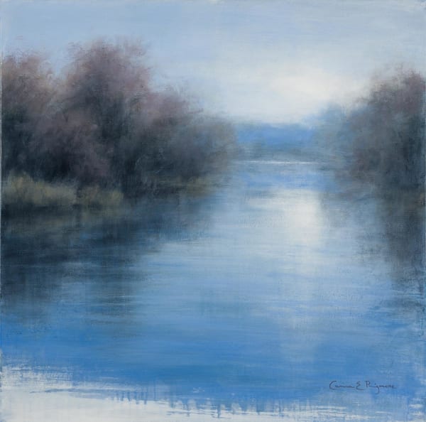Carina Prigmore Quiet Evening, 2021 acrylic on canvas 60cm x 60cm (65cm 65cm framed)