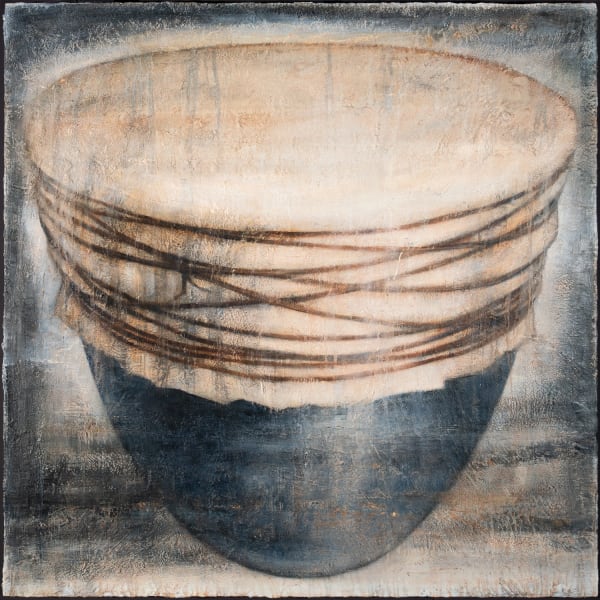 Peter White artist | covered pot | Kilmorack Gallery