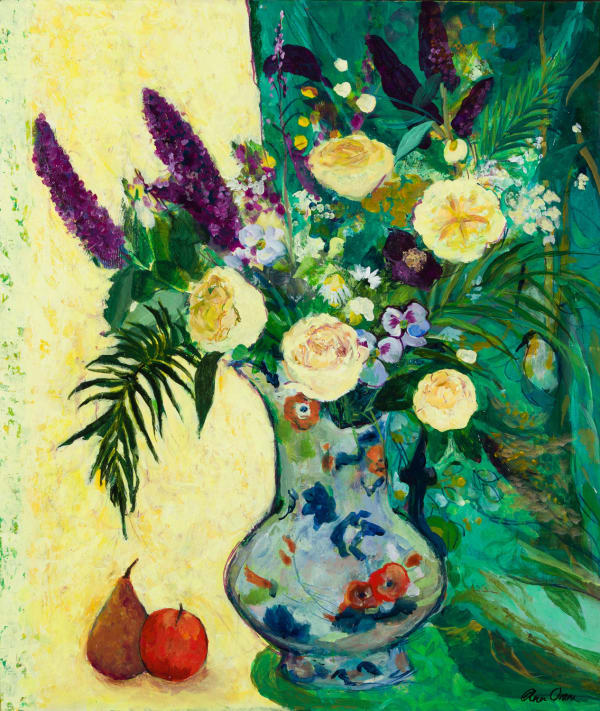 Roses and Buddleia