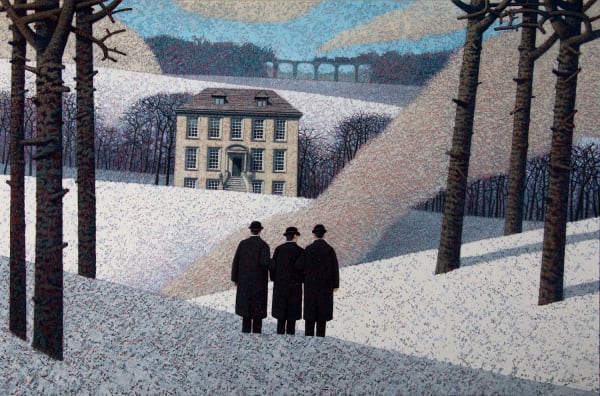 Mark Edwards The Crossing acrylic on canvas 100cm x 150cm