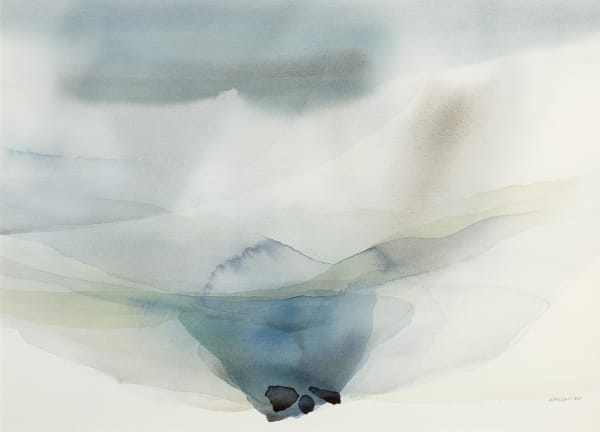 Peter Davis RSW Smoosh, 2020 watercolour on paper 50cm x 70cm (72cm x 90cm)