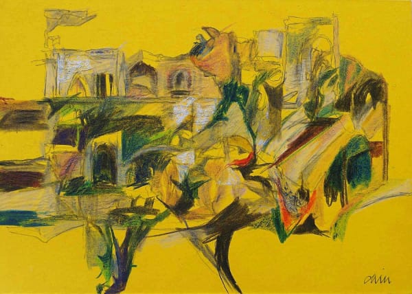 Patricia Paolozzi Cain Scene of Demolition, 2015 mixed media 13cm x 18cm