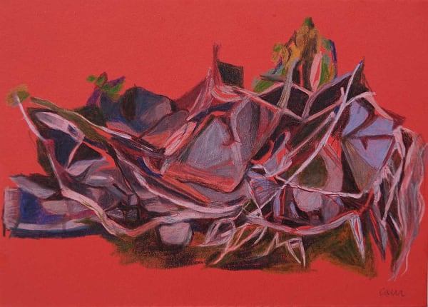 Patricia Paolozzi Cain Riverbank, 2015 mixed media 13cm x 18cm