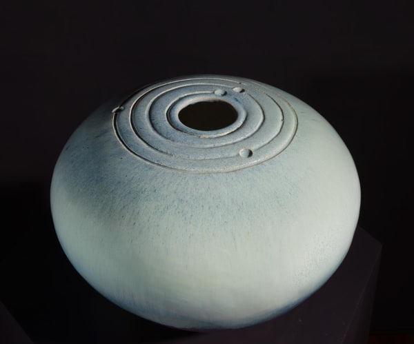 Allison Weightman Crop Circles i, 2021 ceramic 26cm (h) x 36cm x 36cm