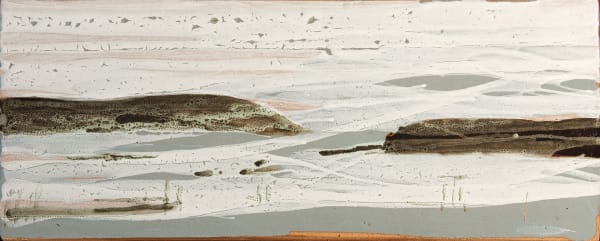 Illona Morrice Seascape ceramic 27cm x 67cm