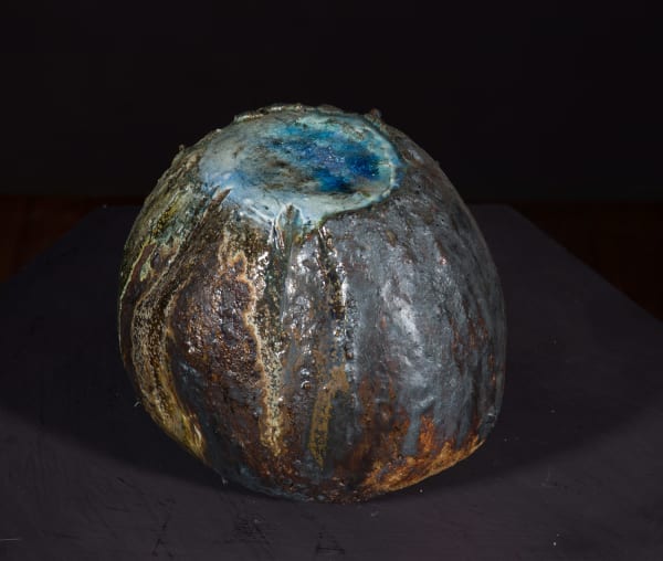 Lotte Glob Boulder Eye v, 2019 ceramic 21cm x 21cm x 20cm