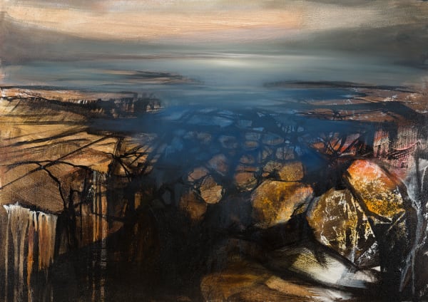 Beth Robertson Fiddes The End of Complications, 2022 mixed media 76cm x 106cm