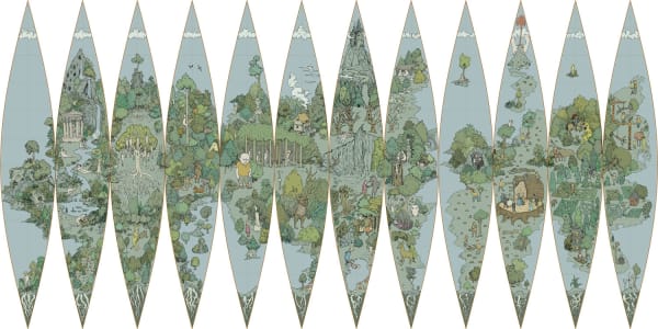 Robert Powell The Haunted Grove, 2019 giclee 40cm x 80cm Ed 1/6