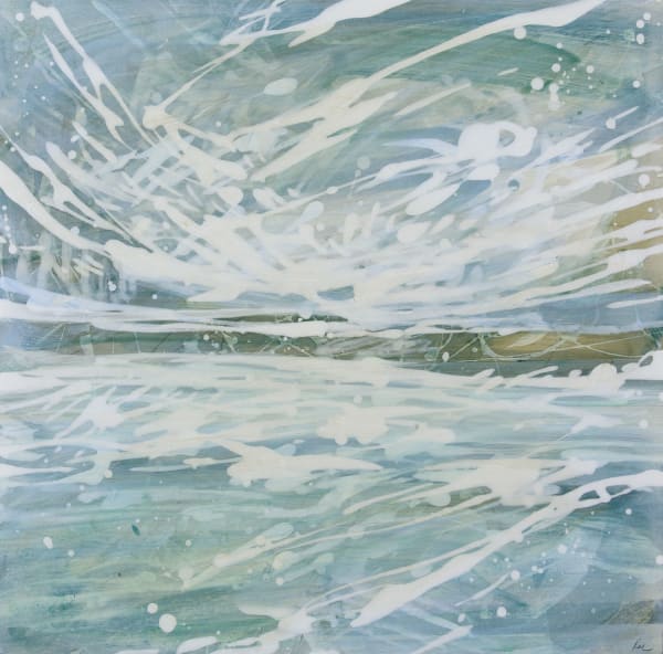 Lizzie Rose Aria v, 2022 acrylic and pencil 39cm x 39cm (56cm x 56cm framed)