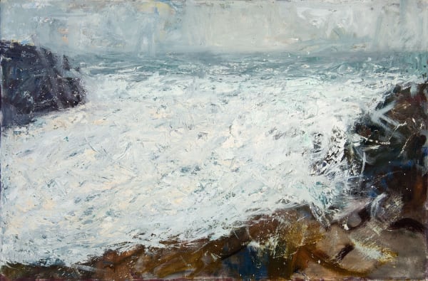 Allan MacDonald storm before the calm oil on canvas 50.5cm x 76cm
