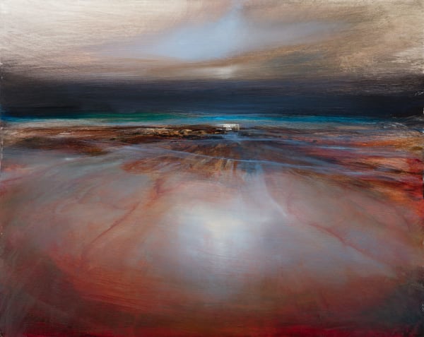 Beth Robertson Fiddes Dark Beach, Balnakiel, 2020 mixed media 61cm x 76cm 24 x 30 in