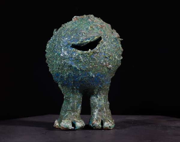 Lotte Glob Eternal Wanderer iv, 2020 ceramic 21cm high x 13cm x 13cm