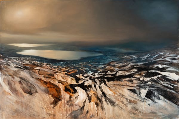 Beth Robertson Fiddes Pathways, 2022 mixed media 81cm x 121cm