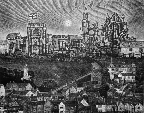 Ade Adesina Whitby Translated, 2017 linocut with Ian Burke 95cm x 120cm Edition of 20