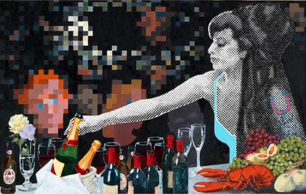 Gerald Laing - Belshazzar's Feast unframed, 2010