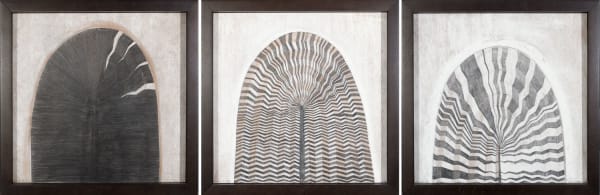 Nicola Moss Arch, 2003 graphite and pastel 29.5cm x 100cm (33cm x 105cm framed)