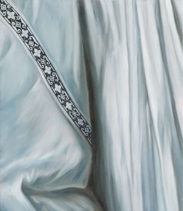 Rory Macdonald Magi iii, 2024 oil on board 19cm x 16cm (36cm x 32.5cm framed)