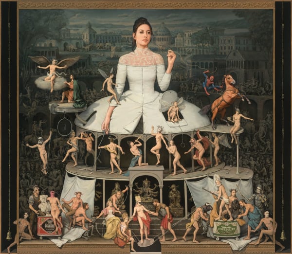 Alan Macdonald Euphorus, 2023 oil on linen 178cm x 203cm (195cm x 220cm framed)