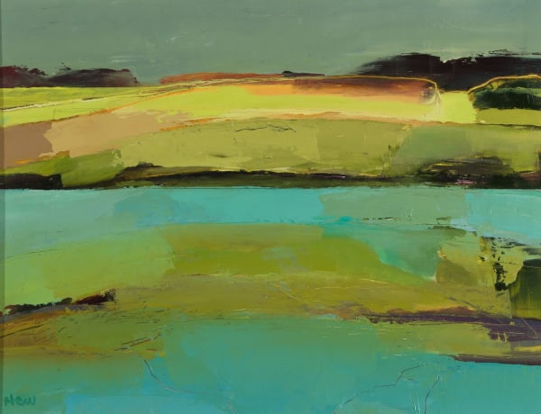 Maggie New Bright Seam, 2025 oil on board 29cm x 38cm (47cm x 58cm framed)
