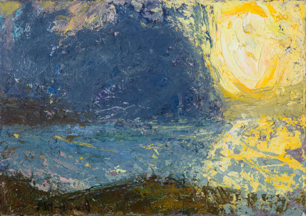 Allan MacDonald Lay-by, Impending, 2020 oil on canvas 25 x 30 cm 9 7/8 x 11 3/4 in