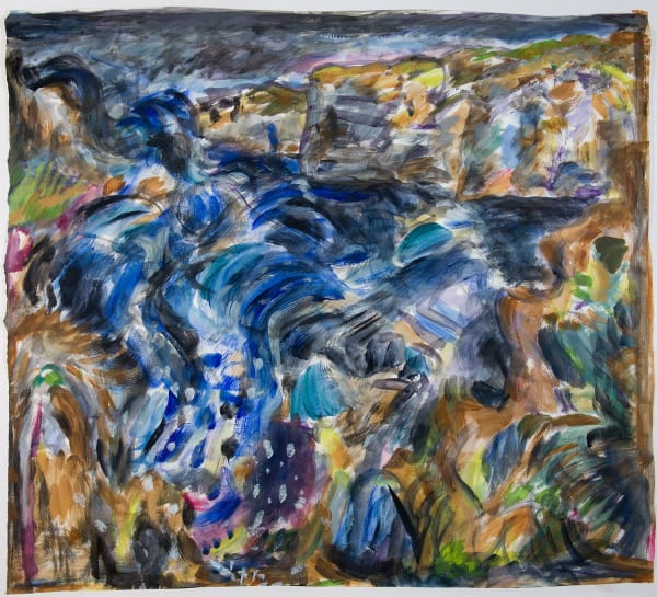 Fionna Carlisle Brough acrylic on paper 79cm x 88cm