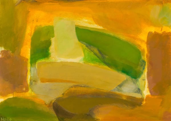 Maggie New Little Boat II acrylic on paper 21cm x 29cm (36cm x 43.5cm framed)