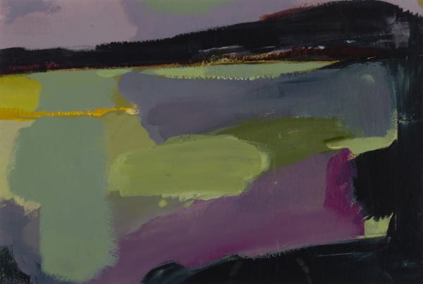 Maggie New Nocturne II, 2024 acrylic on paper 27cm x 40cm (47cm x 58cm framed)