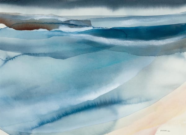 Peter Davis RSW Utsog, 2020 watercolour and chalk on paper 50cm x 70cm (72cm x 90cm)