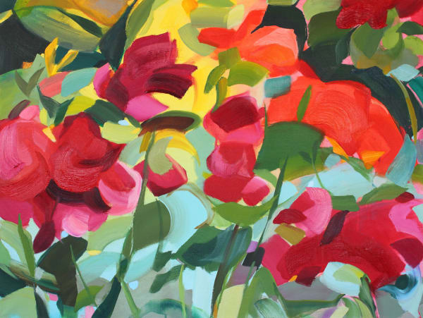 Shona Barr Garden Greeting oil on canvas 76.2 x 101.6 cm 30 x 40 in