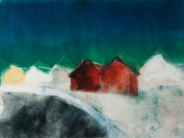 Kate Downie RSA Ferkingstad monotype on Japanese paper 30cm x 40cm