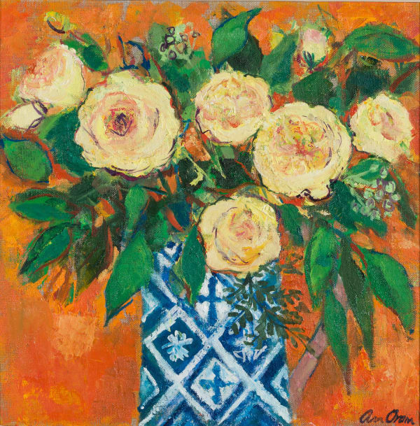 Orange with Blue Jug