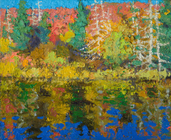 Allan MacDonald Algonquin i, 2020 oil on board 25 x 30 cm 9 7/8 x 11 3/4 in