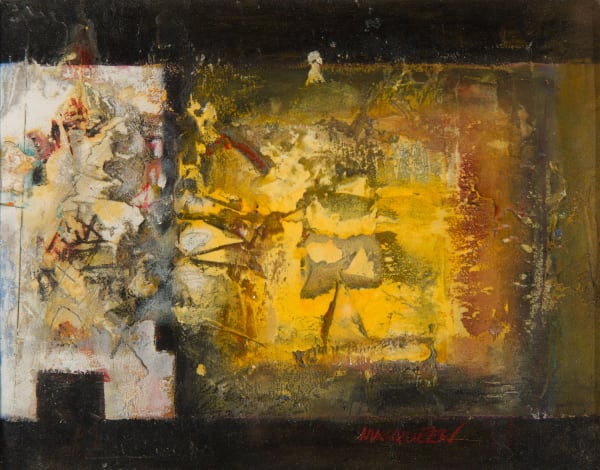 Charles MacQueen RSW RGI Window Venice, 2019 mixed media 20cm x 25.5 cm 8 x 10 in