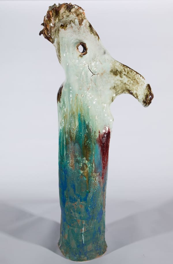 Lotte Glob Eriboll Creature 3, 2022 ceramic 87cm (h) x 47cm x 19cm