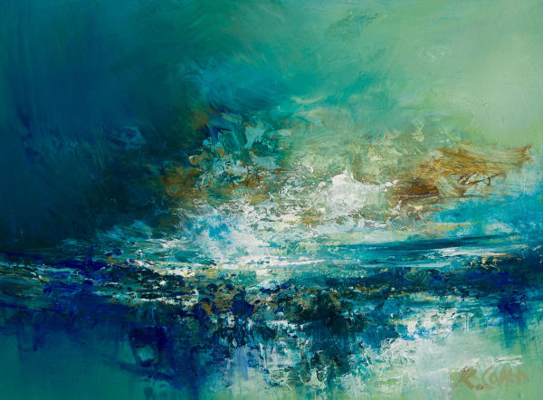 Kirstie Cohen Seascape study ii, 2019 oil on board 15cm x 20cm