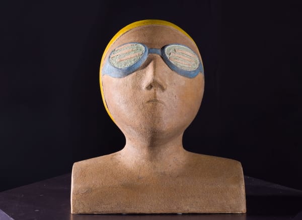 Illona Morrice Swimmer, 2024 ceramic 29cm (h) x 25cm x 23cm