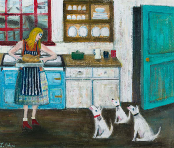 James Newton Adams The Roast Dinner, 2021 acrylic on canvas 51cm x 61cm