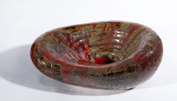 illona Morrice red birdbath