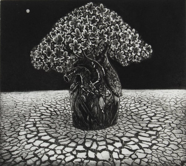 Ade Adesina Soul, 2019 etching and aquatint 23cm x 21cm Edition of 30