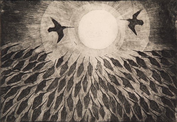 PAUL BLOOMER | wing song | etching | kilmorack gallery