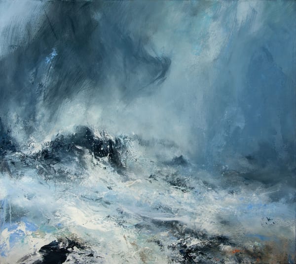 Janette Kerr Black Head of Breigeo oil on canvas 80cm x 90cm