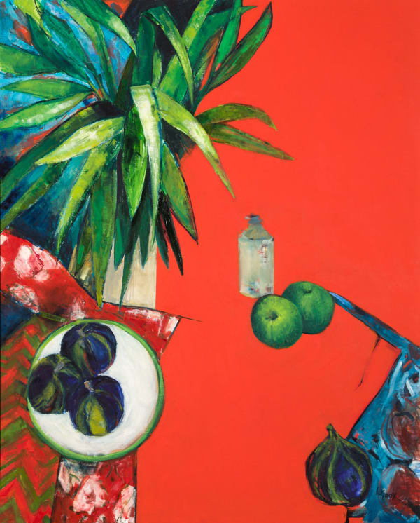Liz Knox Figs, 2020 oil on linen 102cm x 82cm 40 x 32 in